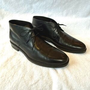 Salvatore Ferragamo Black Chukka Boots